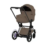 Cybex e-Priam 5 Style Kinderwagen 2-in-1 - Matt Black/Coconut Brown