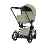 Cybex e-Priam 5 Style Kinderwagen 2-in-1 - Matt Black/Sage Green