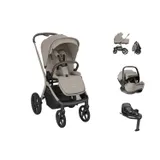 Kikkaboo Goya Kinderwagen 3-in-1 - Platinum Champagne/Champagne
