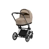 Cybex Kinderwagen 2-in-1 Priam 4 Chrome Black / Chrome - Cozy Beige