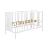 Europe Baby Ledikant - Solid Beech - 60 x 120 cm - Wit