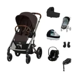 Cybex Balios 3-in-1 Kinderwagen Set XL - Chocolate Brown/Brown