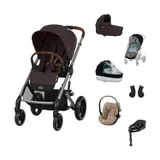 Cybex Balios 3-in-1 Kinderwagen Set XL - Chocolate Brown/Beige