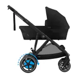 Cybex E-Gazelle S Kinderwagen 2-in-1 Moon Black/Black