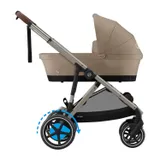 Cybex E-Gazelle S Kinderwagen 2-in-1 - Taupe -Taupe - Almond Beige / Beige