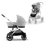 Cybex Kinderwagen Gazelle S Lava Grey - Mid Grey + Reiswieg