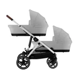 Cybex Tweelingwagen Gazelle S Stone Grey - Mid Grey