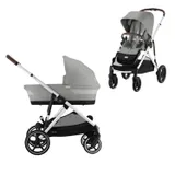 Cybex Kinderwagen Gazelle S Stone Grey / Mid Grey + Reiswieg