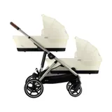 Cybex Tweelingwagen Gazelle S Seashell Beige - Light Beige