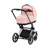 Cybex Kinderwagen 2-in-1 e-Priam 4 Chrome Black / Chrome - Peach Pink