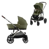 Cybex Kinderwagen Gazelle S Moss Green + Reiswieg