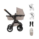 Dubatti One E6 Kinderwagen 2-in-1 - Dark Brown / Soft Taupe