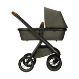 Dubatti One E5 Kinderwagen 2-in-1 Green Frame Black/Cognac