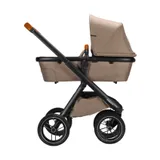 Dubatti One E5 Kinderwagen 2-in-1 Taupe Frame Black/Cognac