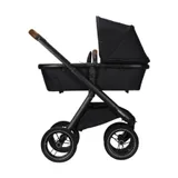 Dubatti One E5 Kinderwagen 2-in-1 Black Frame Black/Dark Brown