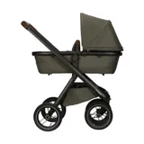 Dubatti One E5 Kinderwagen 2-in-1 Green Frame Black/Dark Brown