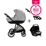 Puck Kinderwagen 3-in-1 Carl Grijs