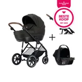 Puck Combi-Kinderwagen 3-in-1 Carl Donkergroen