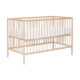 Europe Baby Ledikant - Solid Beech - 60 x 120 cm - Naturel