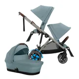 Cybex E-Gazelle S DUO kinderwagen 3-in-1 Stormy Blue/Light Blue