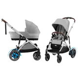 Cybex E-Gazelle S Kinderwagen 2-in-1 Stone Grey/Mid Grey