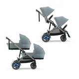 Cybex E-Gazelle S Twin Kinderwagen Stormy Blue / Light Blue