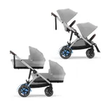 Cybex E-Gazelle S Twin Kinderwagen Stone Grey / Mid Grey