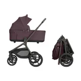 Kikkaboo Goya Kinderwagen 2-in-1 - Platinum Merlot