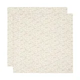 Jollein Multidoek Hydrofiel Animals Nougat 115 x 115 cm 2-Pack