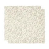 Jollein Multidoek Hydrofiel Animals Olive Green 115 x 115 cm 2-Pack