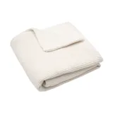 Jollein Wiegdeken Basic Knit Ivory/Coral Fleece 75 x 100 cm
