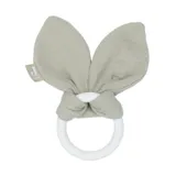 Jollein Bijtring Siliconen Bunny Ears Olive Green