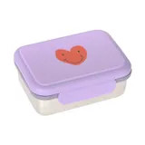 Lässig Lunchbox Roestvrij Staal Little Gang Heart Lilac