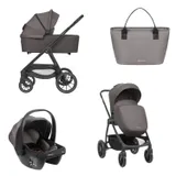 Kikkaboo Modena Kinderwagen 3-in-1 - Donkergrijs
