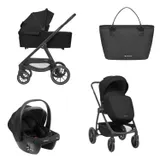 Kikkaboo Modena Kinderwagen 3-in-1 - Zwart