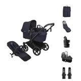 Bugaboo Donkey 6 Mono Essentiële Bundel - Black/Deep Indigo