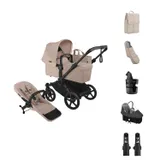 Bugaboo Donkey 6 Mono Essentiële Bundel - Black/Desert Taupe