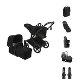Bugaboo Donkey 6 Mono Essentiële Bundel - Black/Heritage Black