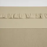 Meyco Ledikantlaken Ruffle Sand 100 x 150 cm
