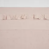 Meyco Ledikantlaken Ruffle Soft Pink 100 x 150 cm