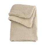 Meyco Ledikantdeken Wafel Teddy Sand 100 x 150 cm



