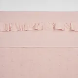 Meyco Wieglaken Ruffle Soft Pink 75 x 100 cm