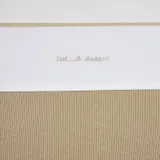 Meyco Wieglaken Ssst...Ik Slaap!! Sand 75 x 100 cm