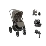 Kikkaboo Goya Kinderwagen 3-in-1 - Platinum Mocca/Noir