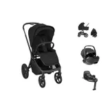 Kikkaboo Goya Kinderwagen 3-in-1 - Platinum Noir/Noir