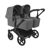 Bugaboo Donkey 6 Twin Complete - Black/Moon Grey