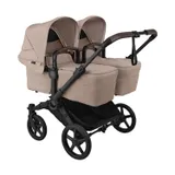 Bugaboo Donkey 6 Twin Complete - Black/Desert Taupe