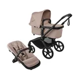 Bugaboo Fox 5 Renew Complete Kinderwagen - Black / Desert Taupe Melange / Desert Taupe Melange