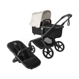Bugaboo Fox 5 Renew Complete Kinderwagen - Black / Heritage Black / Misty White