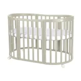 Waldin Oval Combibed 7‑in‑1 - Olive inclusief matras